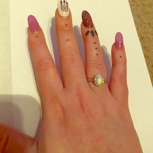 Kay Jewelers Opal and Sapphire Ring